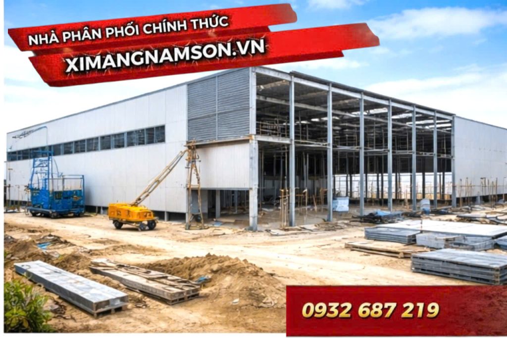 Xi măng Hà Tiên Bến Cát phân phối bởi xi măng Nam Sơn