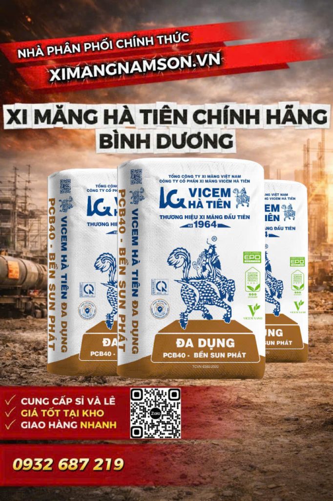 Giá xi măng Hà Tiên đa dụng hôm nay – Đại lý chính hãng Nam Sơn