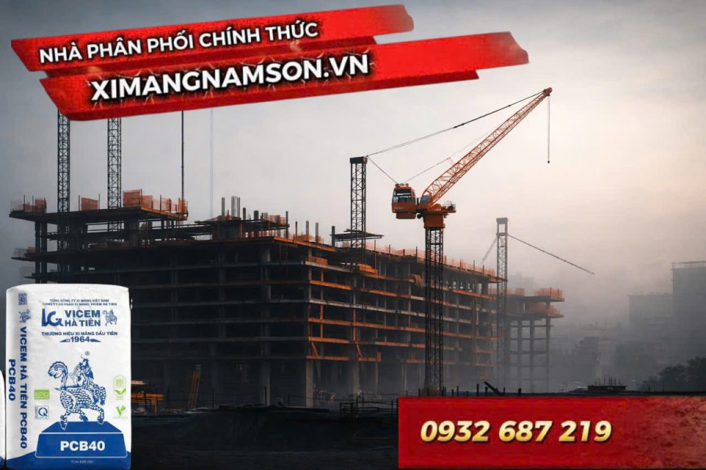 Xi măng Hà Tiên Dĩ An chính hãng do Nam Sơn phân phối