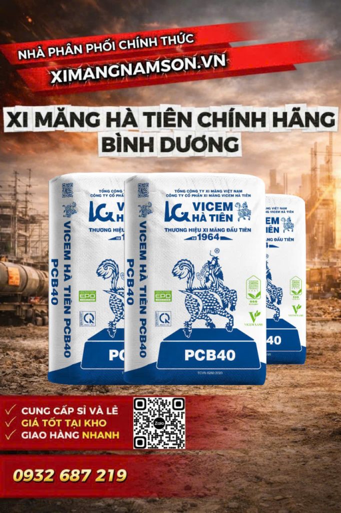 giá xi măng Hà Tiên PCB40 hôm nay