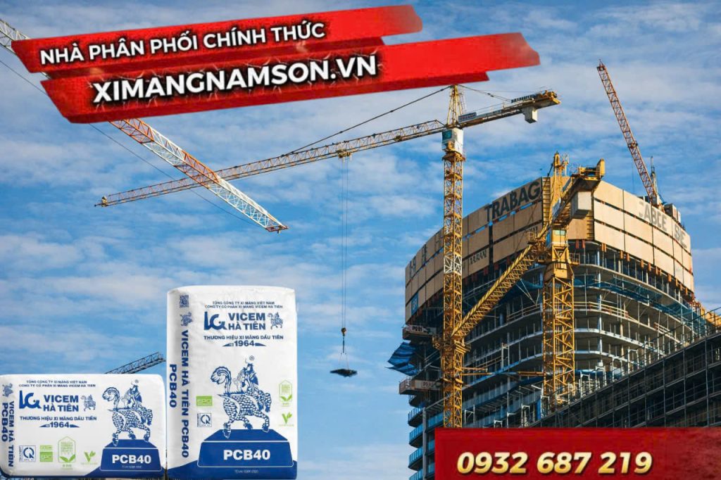Xi măng Hà Tiên Thủ Dầu Một chính hãng do Nam Sơn phân phối